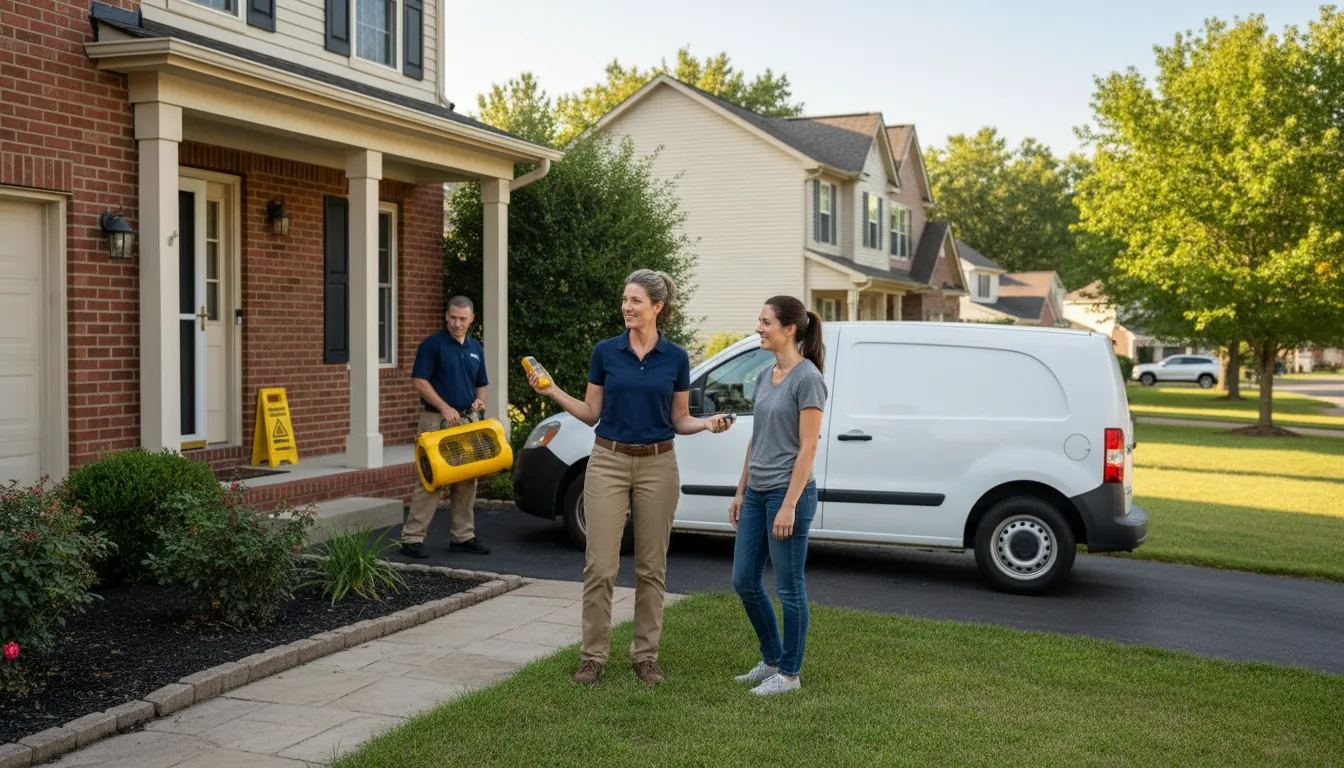Residential water damage restoration in Graham, AL